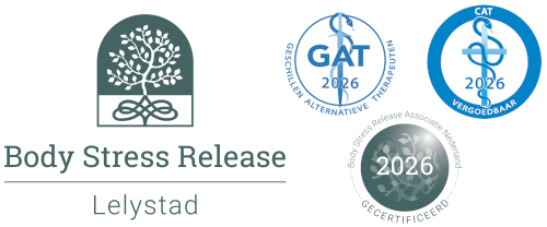 Body Stress Release Lelystad logo en BSRAN, CAT, GAT